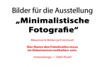 Minimalistische Fotografie